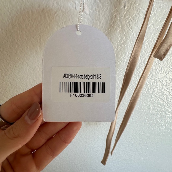 Fortunate One Kinase Maxi Dress- Coral Pink Sunset Color 2 Piece Dresss - Picture 8 of 9